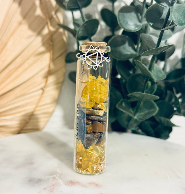 Fiole Chakra Plexus Solaire Manipura - Estime de Soi et Puissance Personnelle