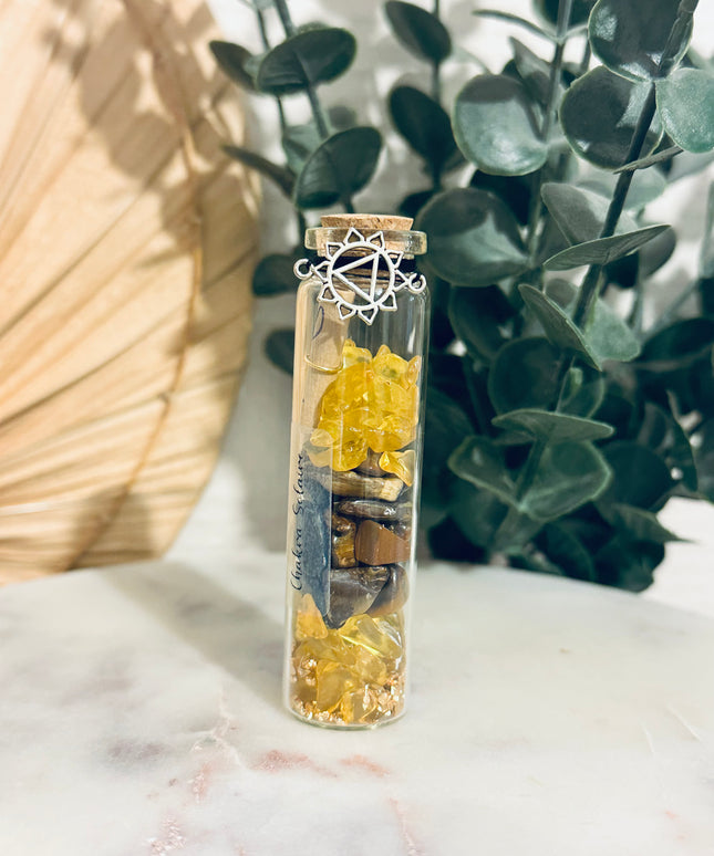 Fiole Chakra Plexus Solaire Manipura - Estime de Soi et Puissance Personnelle