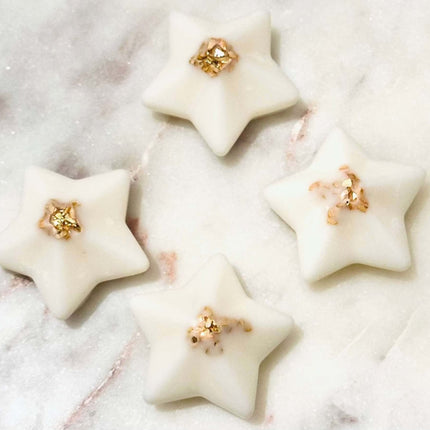 Lot de 4 fondants parfumés éclat stellaire à la cire de soja