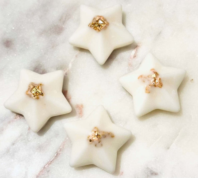 Lot de 4 fondants parfumés éclat stellaire à la cire de soja