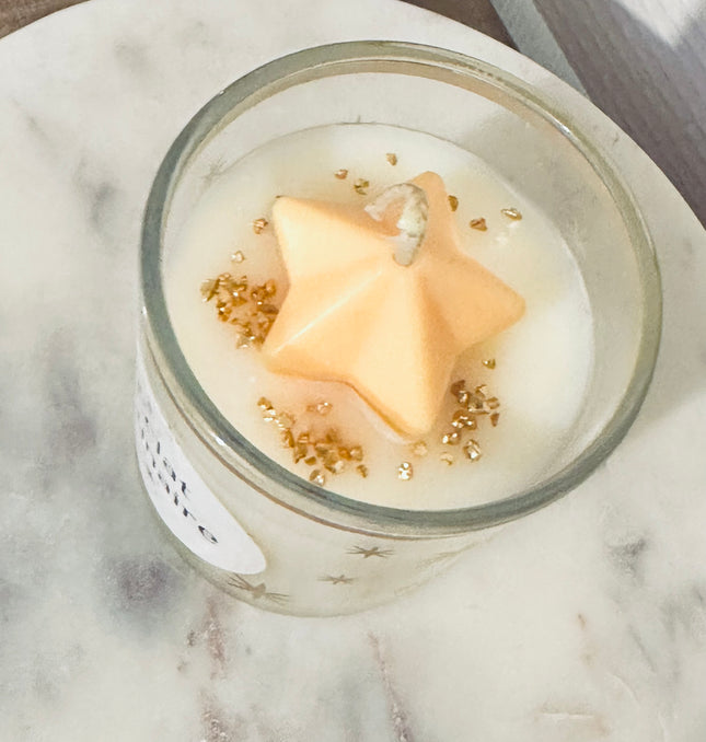 🕯️ Bougie Parfumée Éclat Lunaire - Notes fruitée, Florales, Ambrées