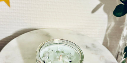 🕯️ Bougie Parfumée Interstellaire - Musc blanc & Pierre de Lune