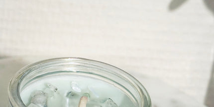 🕯️ Bougie Parfumée Interstellaire - Musc blanc & Pierre de Lune