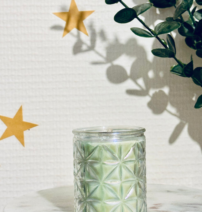 🕯️ Bougie Parfumée Interstellaire - Musc blanc & Pierre de Lune