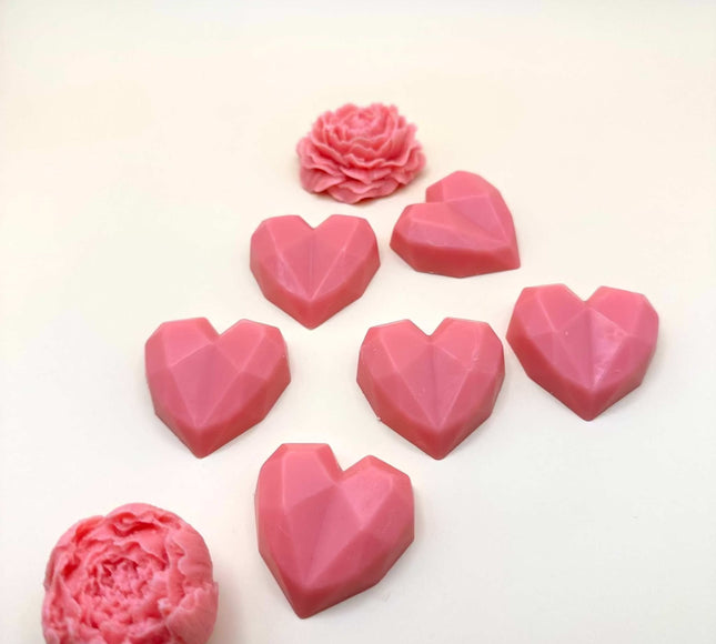 Lot de 2 fondants parfumés rose et fleur de pommier délicats et fruités