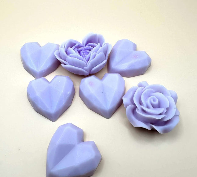 lot de 2 fondants parfumés lilas cire soja ambiance florale printanière