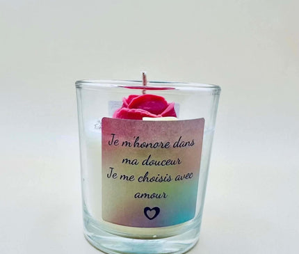 Bougie parfumée Fleur de l'âme parfum florale douceur féminine