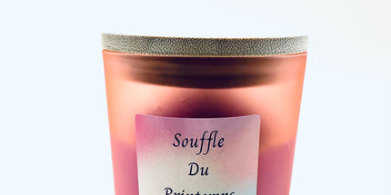 Souffle du Printemps  🌸 Fleur de Lin, Magnolia , Hibiscus🕯️Bougie Parfumée