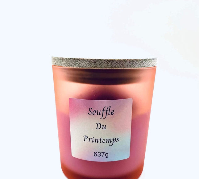 Bougie Souffle du Printemps parfum florale avec magnolia et hibiscus
