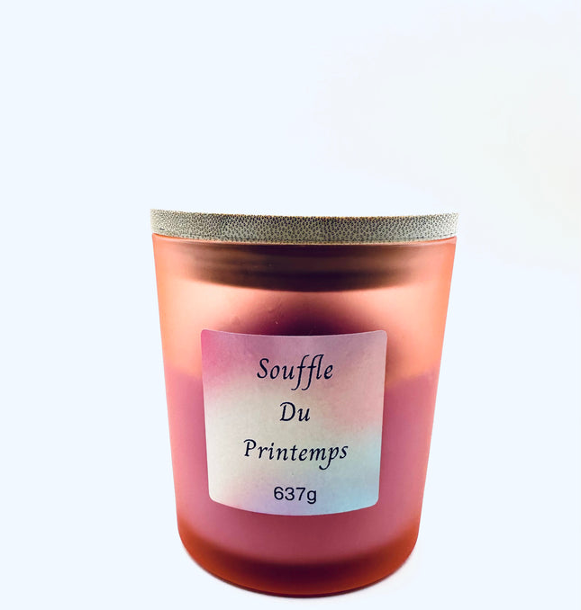 Souffle du Printemps  🌸 Fleur de Lin, Magnolia , Hibiscus🕯️Bougie Parfumée