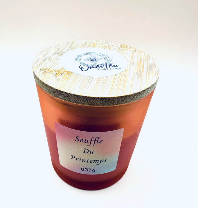 Souffle du Printemps  🌸 Fleur de Lin, Magnolia , Hibiscus🕯️Bougie Parfumée