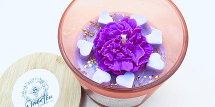 Souffle du Printemps  🌸 Fleur de Lin, Magnolia , Hibiscus🕯️Bougie Parfumée