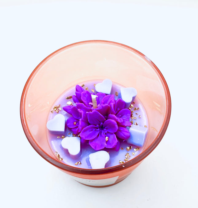 Souffle du Printemps  🌸 Fleur de Lin, Magnolia , Hibiscus🕯️Bougie Parfumée