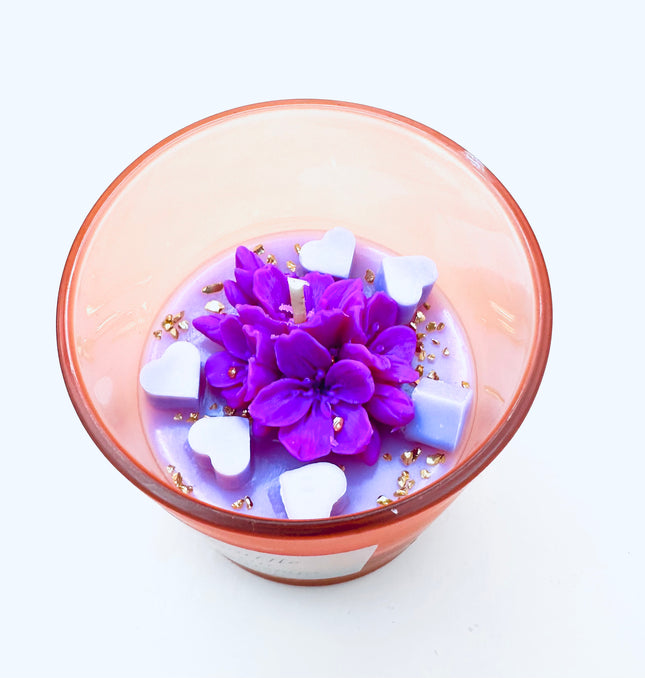 Souffle du Printemps  🌸 Fleur de Lin, Magnolia , Hibiscus🕯️Bougie Parfumée