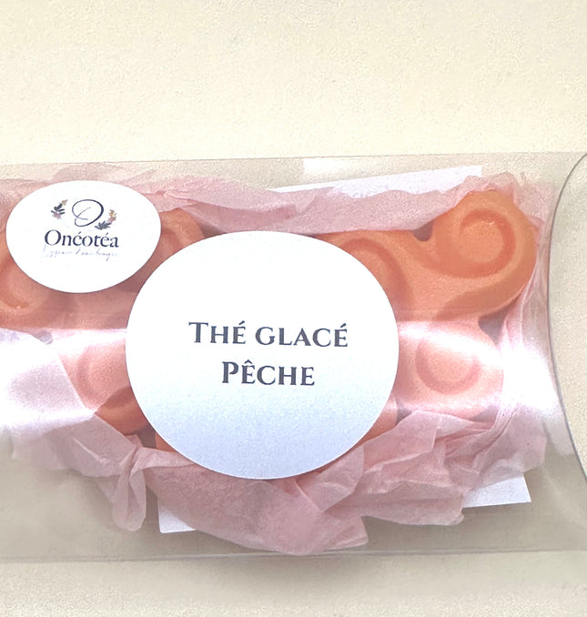 Thé Glacé Pêche 🍑☀️ Fondant parfumé - Vendu par lot de 3