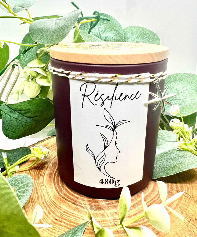 Bougie parfumée Résilience : Éveillez Votre Transformation Spirituelle