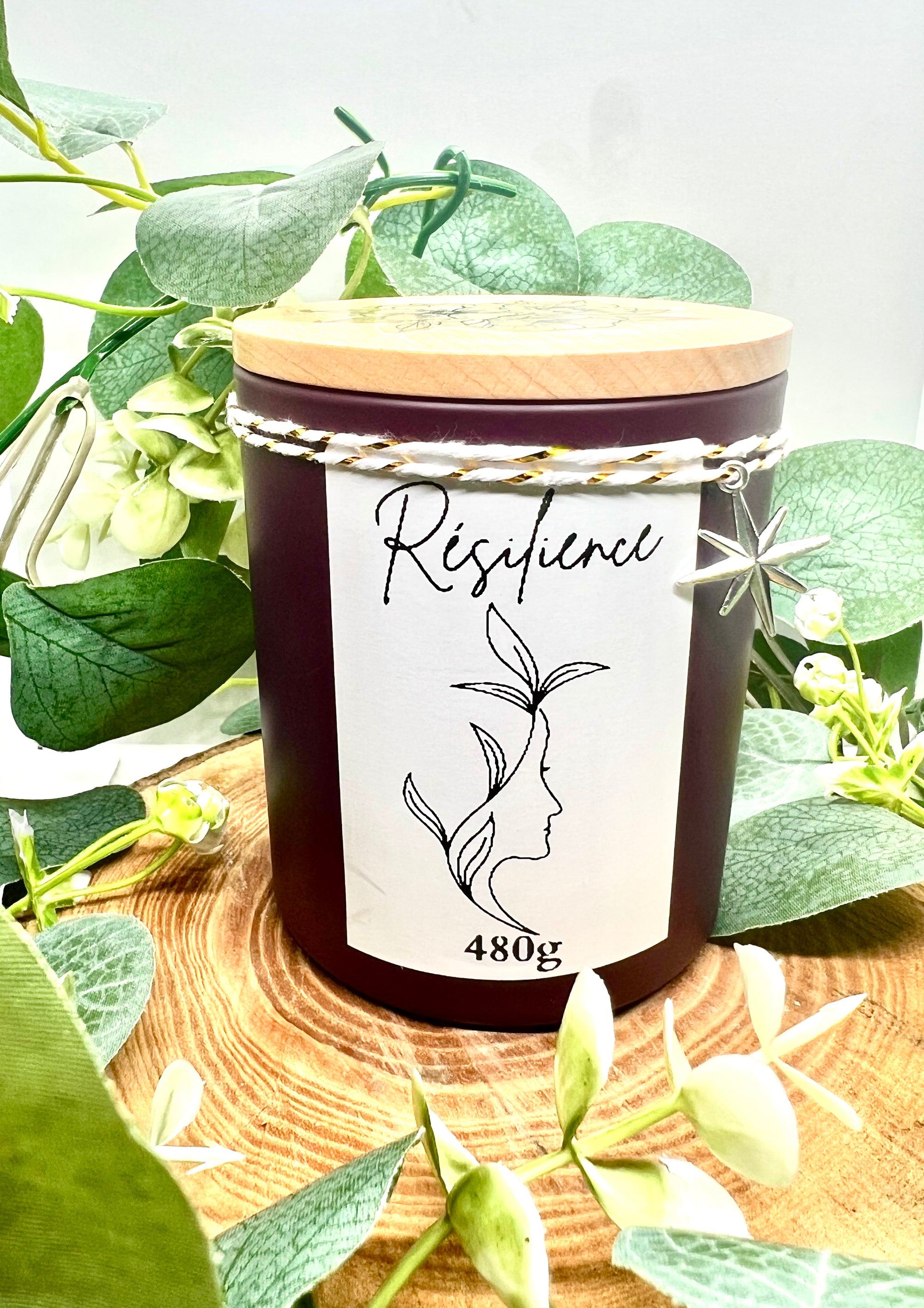 Bougie Résilience : Éveillez Votre Transformation Spirituelle - Onéotéa - Éveil des Sens