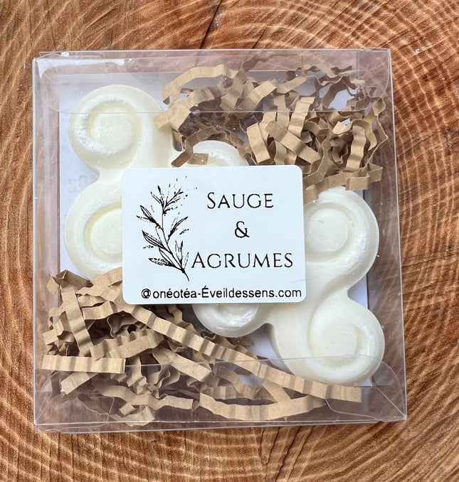 Fondant Parfumé Sauge & Agrumes - Équilibre et Énergie