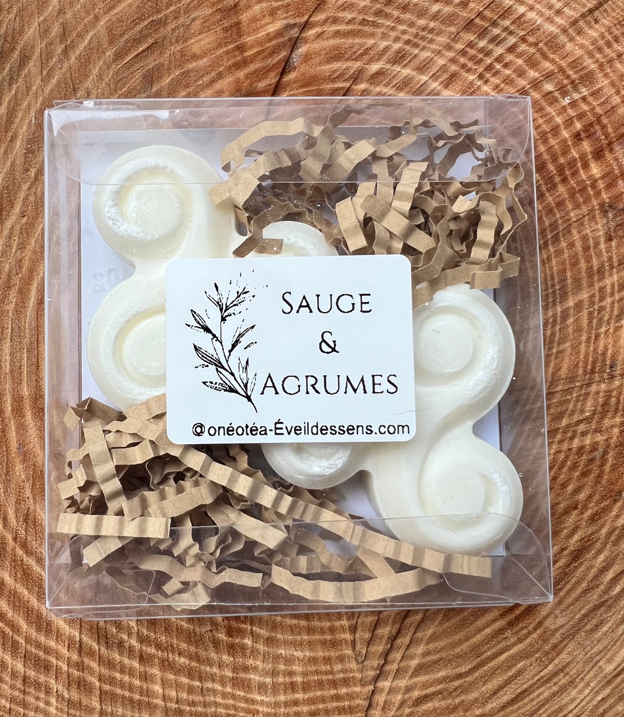 Fondant Parfumé Triskel à la Sauge & Agrumes - Équilibre et Énergie - Onéotéa - Éveil des Sens