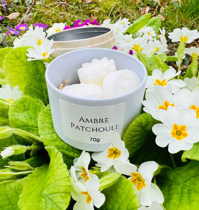 Fondants Parfumés Artisanales Ambre Patchouli - Équilibre et Sérénité