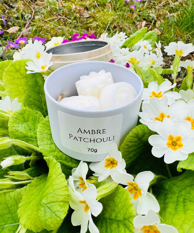 Fondants Parfumés Artisanales Ambre Patchouli - Équilibre et Sérénité