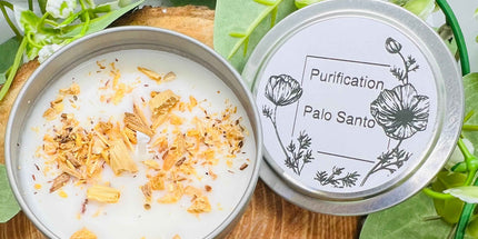 Bougie parfumée au Palo Santo - Purification et Protection