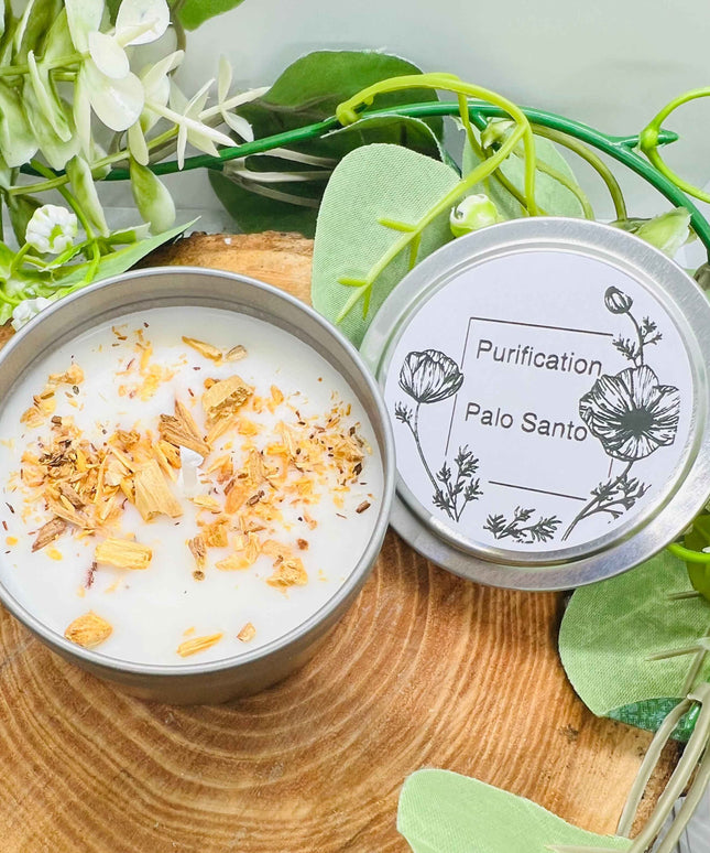 Bougie parfumée au Palo Santo - Purification et Protection
