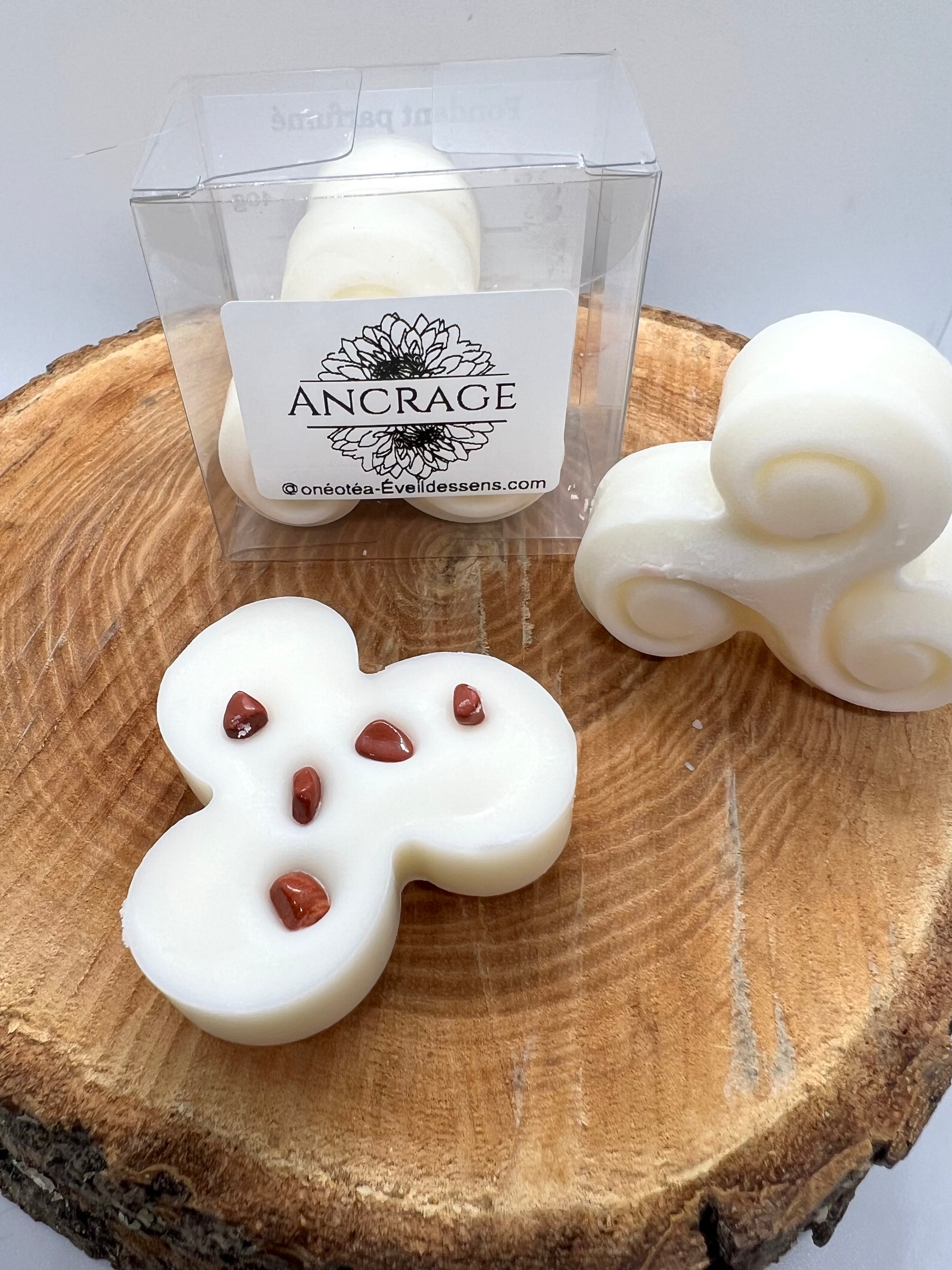 Fondants Ancrage - Bois de Gaiac - Parfum Boisé/Ambré/Cuiré - Onéotéa - Éveil des Sens