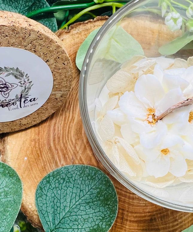 Bougie Parfumée à la douceur du Musc blanc et Ambre Patchouli