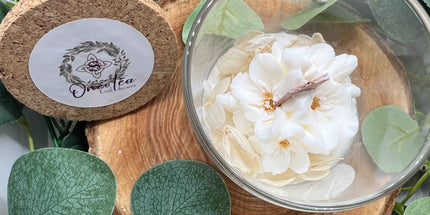 Bougie Parfumée à la douceur du Musc blanc et Ambre Patchouli