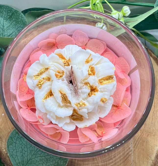 Bougie Parfumée  Ambre Patchouli & Rose éternelle