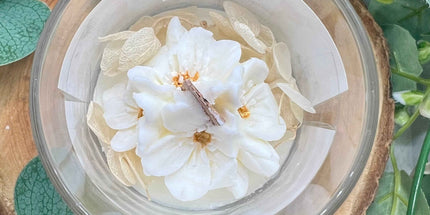 Bougie Parfumée à la douceur du Musc blanc et Ambre Patchouli