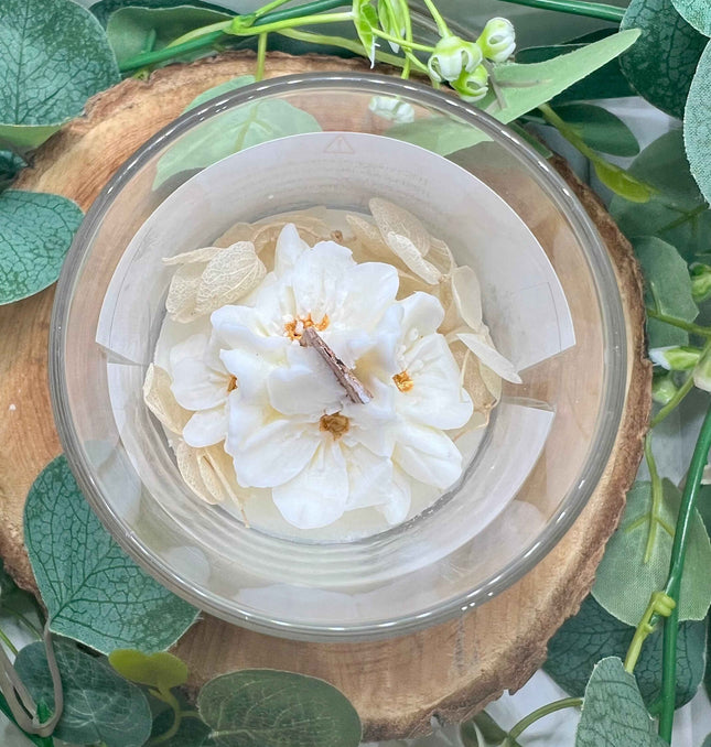 Bougie Parfumée à la douceur du Musc blanc et Ambre Patchouli