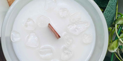 Bougie parfumée au Musc Blanc & Cristal de Roche - Clarté