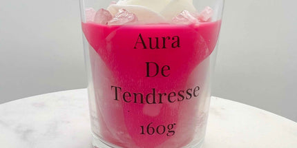 Bougie parfumée "Aura de tendresse" - Paix intérieure
