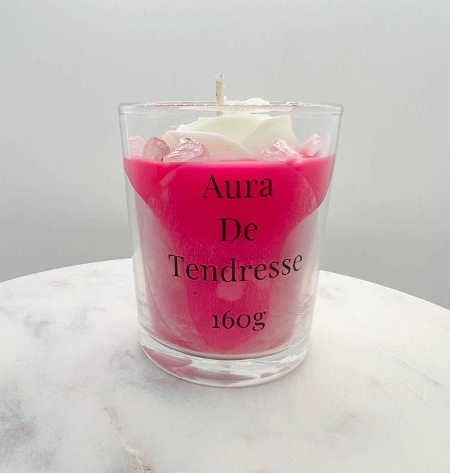 Bougie parfumée "Aura de tendresse" - Paix intérieure