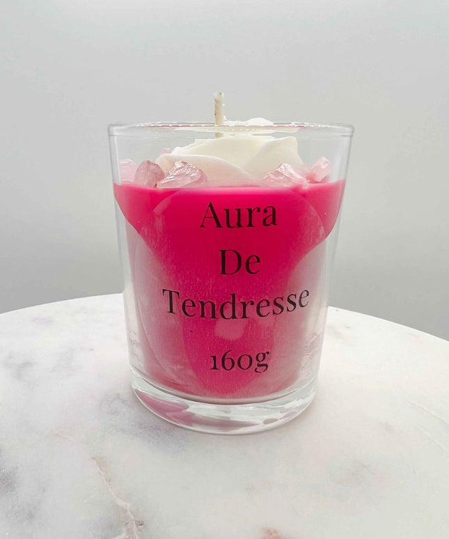 Bougie parfumée "Aura de tendresse" - Paix intérieure