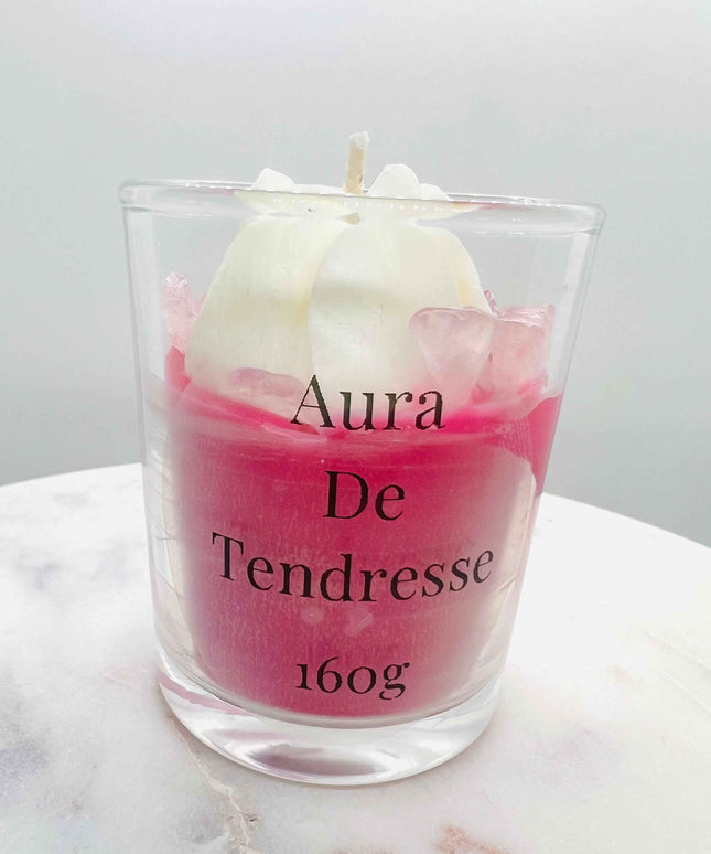 Bougie parfumée "Aura de tendresse" - Paix intérieure