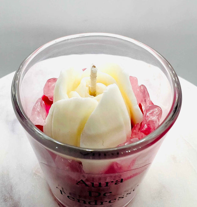 Bougie parfumée "Aura de tendresse" - Paix intérieure