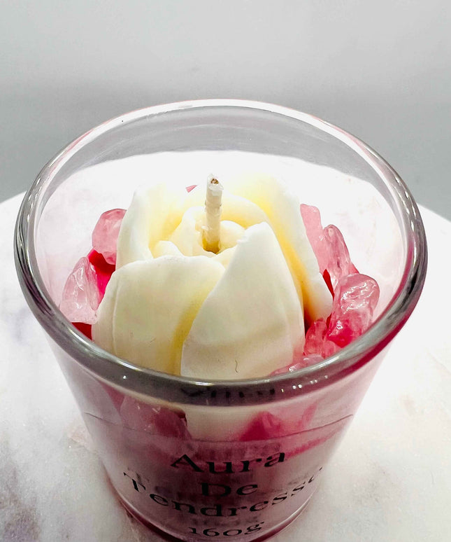 Bougie parfumée "Aura de tendresse" - Paix intérieure