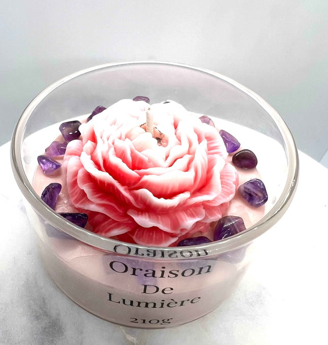 Bougie Oraison de Lumière - Élégance Musquée et Orientale