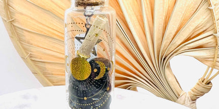 Fiole de Protection – Shungite, Obsidienne & Mantra Sacré