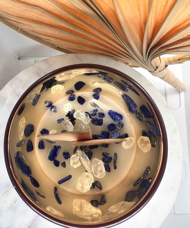 Bougie mystique Divination - Artisanale et éthique pour une atmosphère spirituelle