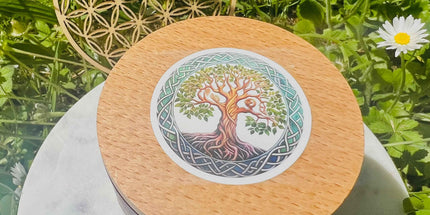 Bougie mystique Divination - Artisanale et éthique pour une atmosphère spirituelle