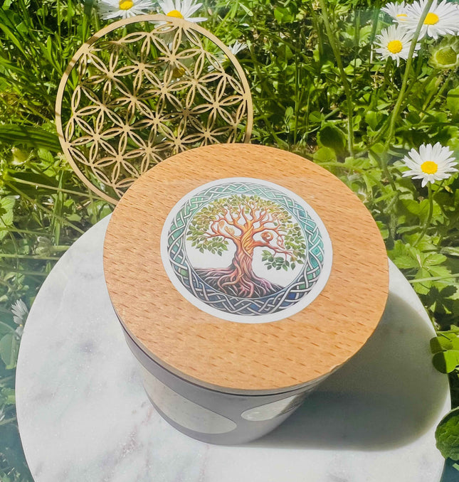 Bougie mystique Divination - Artisanale et éthique pour une atmosphère spirituelle