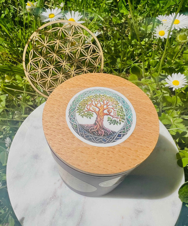 Bougie mystique Divination - Artisanale et éthique pour une atmosphère spirituelle