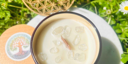 Bougie mystique Divination - Artisanale et éthique pour une atmosphère spirituelle