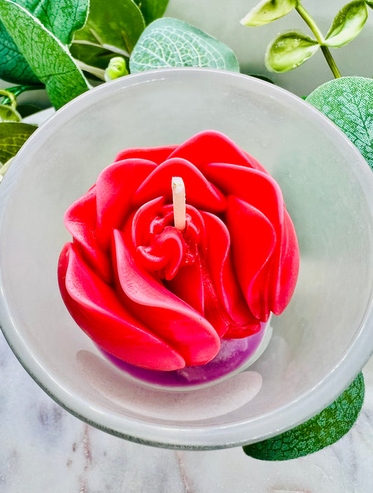 Bougie "Au nom de la Rose"