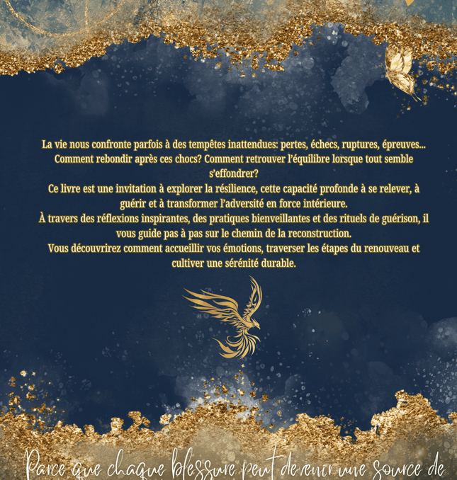 Livre " L'Écrin de La Résilience " - Ouvrage pour votre développement Personnel Par Sabrina Planchez