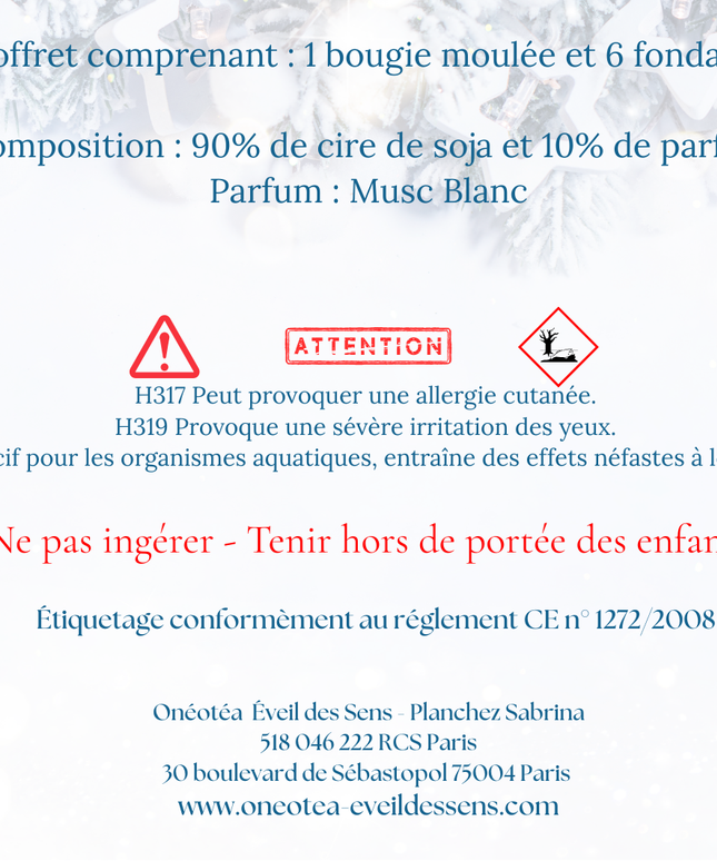 Bougies et fondants parfumés artisanaux, fabrication française naturelle.